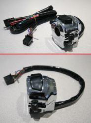 Handlebar Switch, Chrome Universal Turn Signals, horn, headlights etc