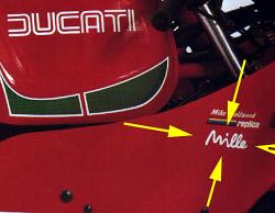 Sticker: Mike Hailwood Replica - MILLE