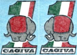 Sticker Set: Cagiva #1