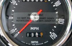 Sticker: Smiths Speedo "DO NOT PULL...."