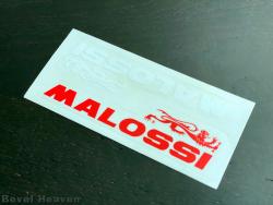 Sticker: Malossi X2 - Red & White