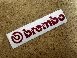 Brembo Sticker - Red Die Cut