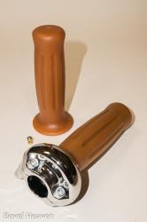 Throttle Assembly - Chrome Single Cable - GUMMY