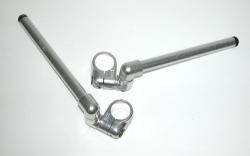 Tommaselli Adjustible Clip-on Bar Set - Silver [many sizes available]