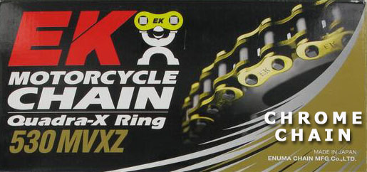 Chain: EK 530 MVXZ Quadra-X Ring - Show Chrome