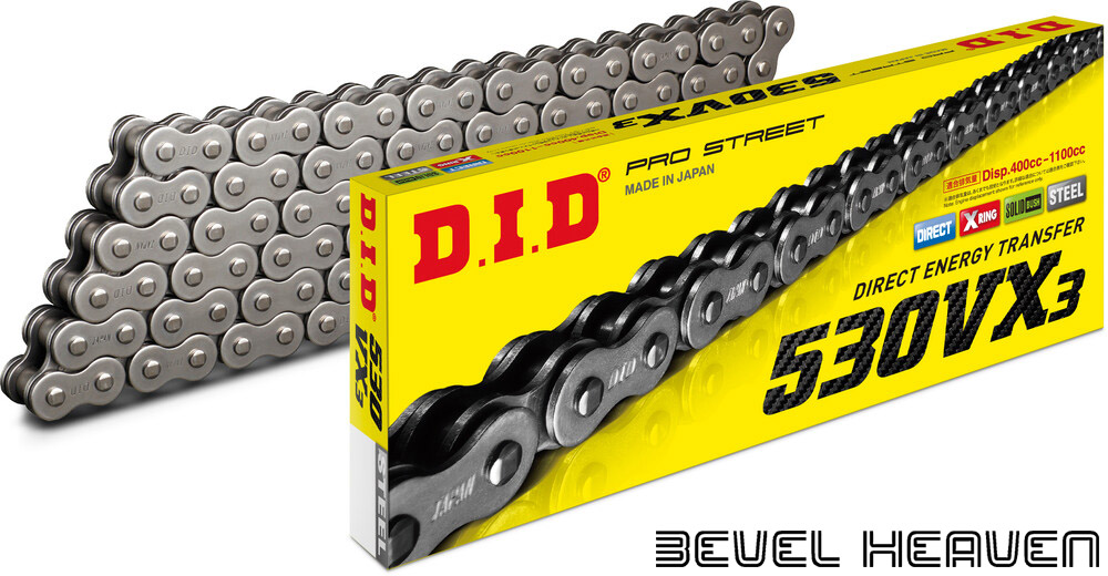 Chain - DID 530VX3 Natural X-Ring 110 Pins